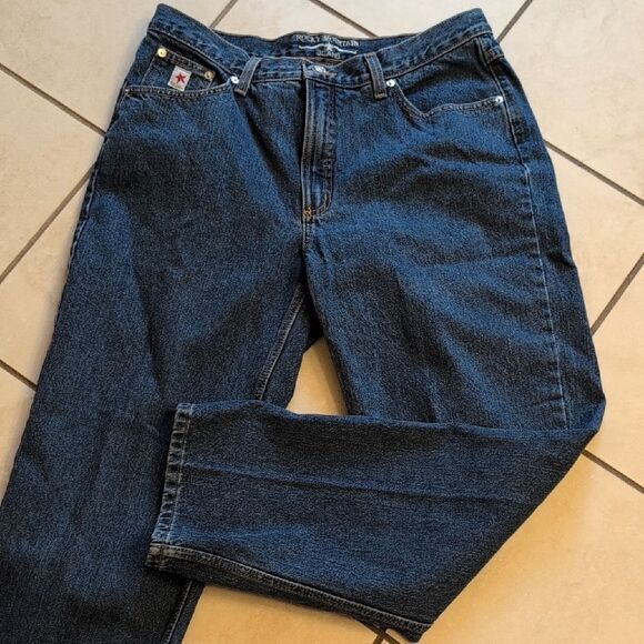Rockies Relaxed Blue Jeans Western Size 17R - Picture 2 of 10